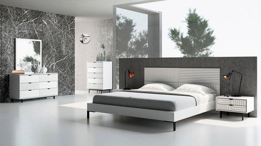 VIG Furniture - Nova Domus Valencia Contemporary White Bedroom Set - VGMABR-76-SET - GreatFurnitureDeal