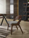 VIG Furniture - Modrest Runyon Modern Walnut & Grey Fabric Dining Chair (Set of 2) - VGMAMI-836-GRY - GreatFurnitureDeal