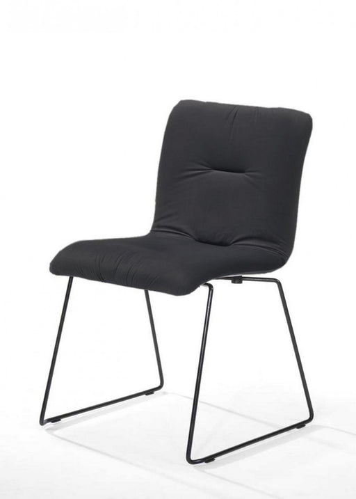 VIG Furniture - Modrest Yannis - Modern Dark Grey Fabric Dining Chair (Set of 2) - VGMAMI-913-DK-GRAY - GreatFurnitureDeal