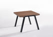 Vig Furniture - Modrest Rhett Modern Walnut & Black End Table - VGMAMIT-1120-ET
