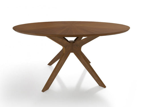 VIG Furniture - Modrest Prospect - Modern 47" Round Walnut Dining Table - VGMAMIT-5276-3 - GreatFurnitureDeal