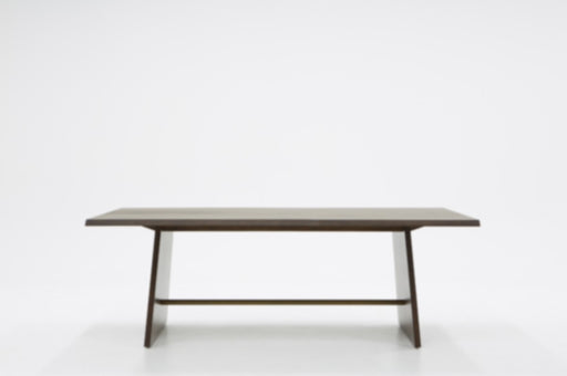 VIG Furniture - Modrest Selena Modern Acacia & Brass Dining Table - VGNX18149