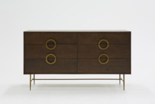 VIG Furniture - Modrest Selena Modern Acacia & Brass Dresser - VGNX18151 - GreatFurnitureDeal
