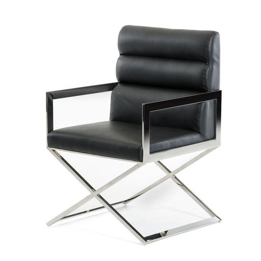 Vig Furniture - Modrest Capra Modern Black Leatherette Dining Chair (Set of 2) - VGVCB8108VG-BLK - GreatFurnitureDeal