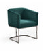 VIG Furniture - Modrest Yukon Modern Green Velvet & Black Gun Dining Chair - VGVCB8362-GRNGUN - GreatFurnitureDeal