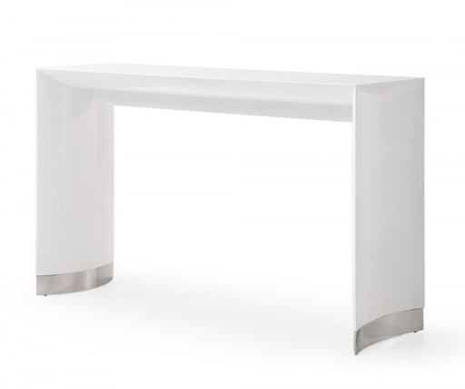 VIG Furniture - Modrest Corbett - Contemporary White Bar Table - VGVCBT1920 - GreatFurnitureDeal