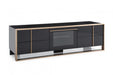 VIG Furniture - Nova Domus Cartier Modern Black & Brushed Bronze TV Stand - VGVCTV-A002