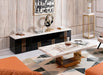 VIG Furniture - Modrest Kingsley Modern Marble & Rosegold TV Stand - VGVCTV8933