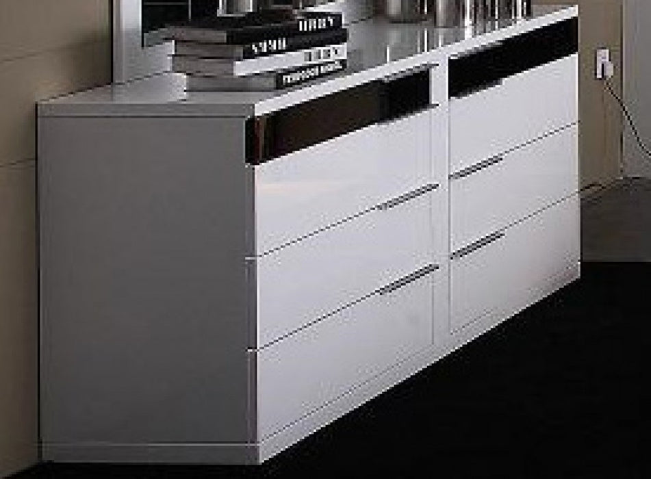 VIG Furniture - Modrest Impera 6 Drawer Modern White Dresser - VGWCIMPERA-DR