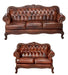 Coaster Furniture - Victoria 2 Piece Living Room Set In Brown - 500681-82-2Set