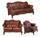 Coaster Furniture - Victoria 3-Piece Leather Sofa Set - 500681