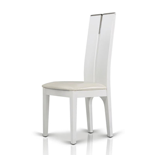VIG Furniture - Maxi White Gloss Chair (Set of 2) - VGGUJK414SCH-WHT - GreatFurnitureDeal