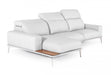 VIG Furniture - Estro Salotti Villeneuve Modern White Italian Left Facing Sectional Sofa - VGNTVILLENEUVE-WHTX-LAF-SECT - GreatFurnitureDeal