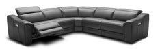 J&M Furniture - Nova 5 Piece Motion Sectional Set in Dark Grey - 18775-DG - GreatFurnitureDeal