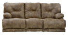 Catnapper - Voyager 2 Piece Lay Flat Reclining Sofa Set in Brandy - 4381-S+L - GreatFurnitureDeal