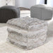 Classic Home Furniture - Performance Fallon Gray Multi Pouf 18x18x14 - VP10032 - GreatFurnitureDeal