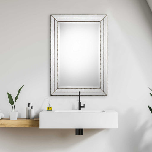 Mariano Furniture - Mirror in Silver - W00404 - GreatFurnitureDeal