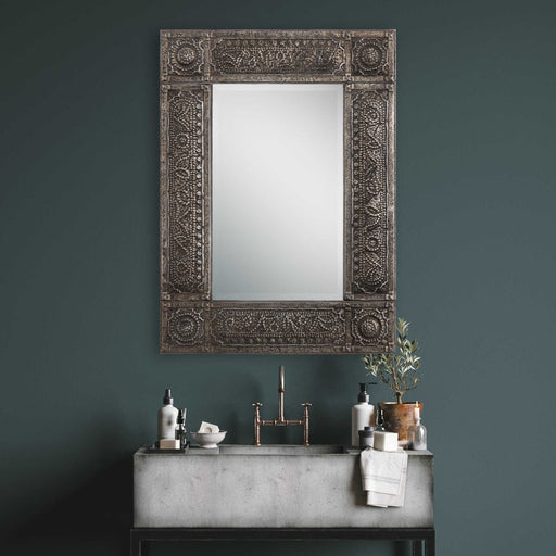 Mariano Furniture - Mirror in Gray Wash - W00410 - GreatFurnitureDeal