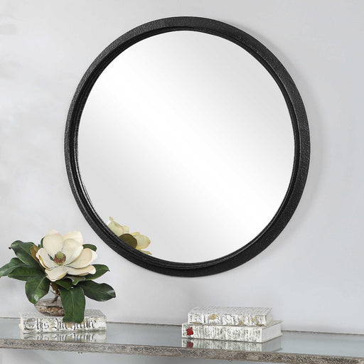 Mariano Furniture - Mirror in Black Satin - W00454 - GreatFurnitureDeal