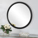 Uttermost - Mirror in Black Satin - W00454