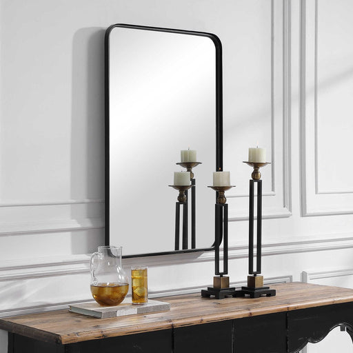 Mariano Furniture - Mirror In Black - W00488 - GreatFurnitureDeal