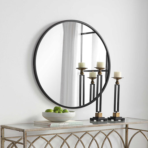 Mariano Furniture - Mirror In Matte Black - W00508 - GreatFurnitureDeal