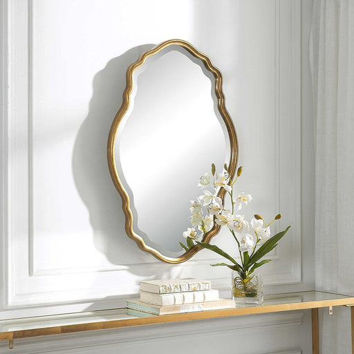 Mariano Furniture - Mirror in Gold - W00525 - GreatFurnitureDeal