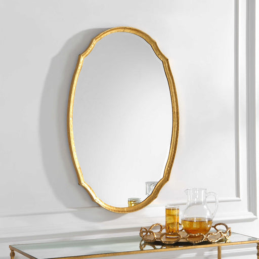 Mariano Furniture - Mirror in Gold Leaf - W00527 - GreatFurnitureDeal