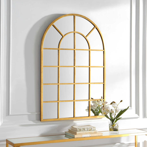 Mariano Furniture - Mirror in Gold Leaf - W00533 - GreatFurnitureDeal