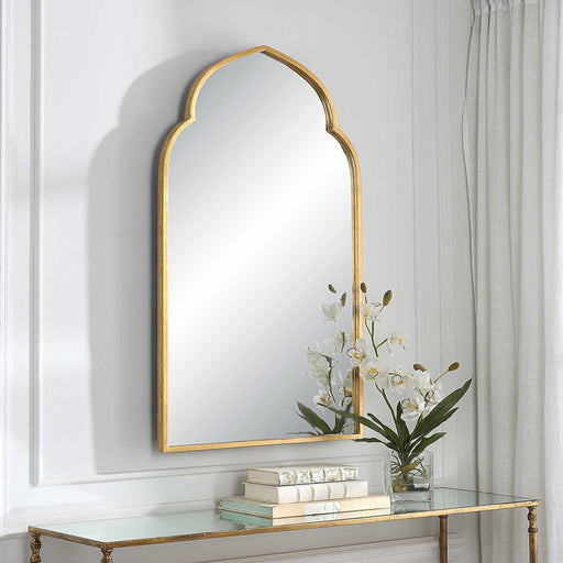 Mariano Furniture - Mirror in Gold Leaf - W00534 - GreatFurnitureDeal