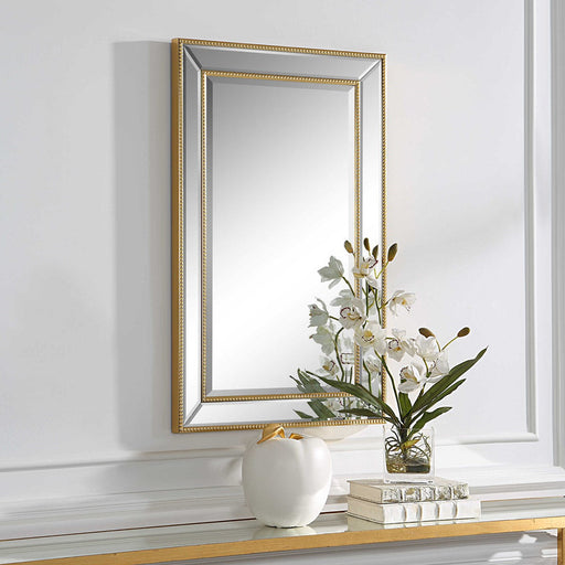 Mariano Furniture - Mirror in Gold - W00538 - GreatFurnitureDeal
