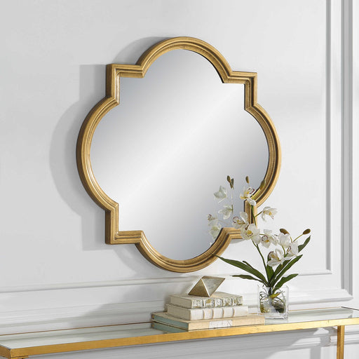 Mariano Furniture - Mirror in Gold - W00544 - GreatFurnitureDeal