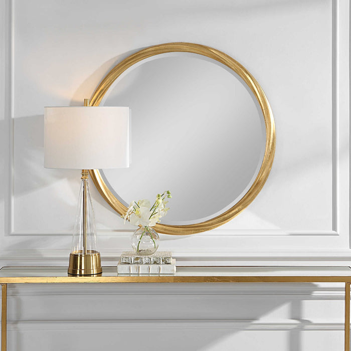 Mariano Furniture - Mirror in Gold Leaf - W00550 - GreatFurnitureDeal