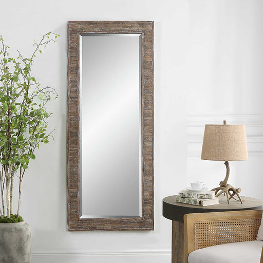 Mariano Furniture - Mirror in Distressed Weathered - W00554 - GreatFurnitureDeal
