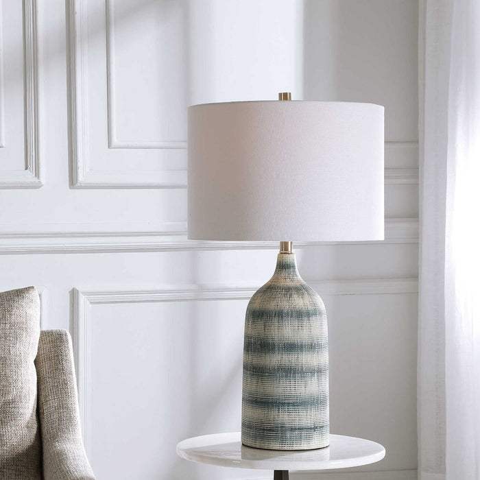 Uttermost - Table Lamp in White linen - W26067-1