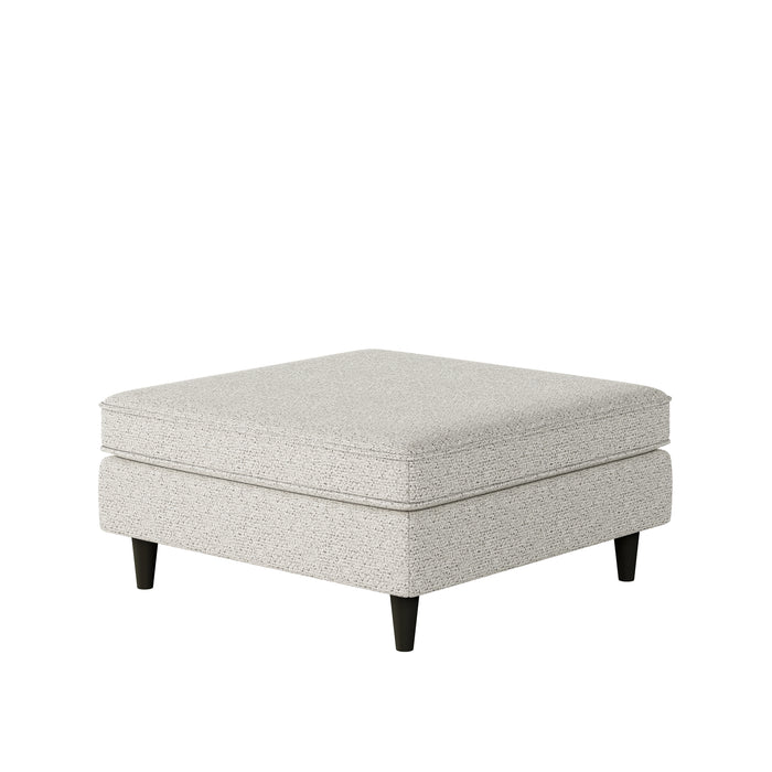 Southern Home Furnishings - Chit Chat Domino 38" Square Cocktail Ottoman in Multi - 170-C Chit Chat Domino