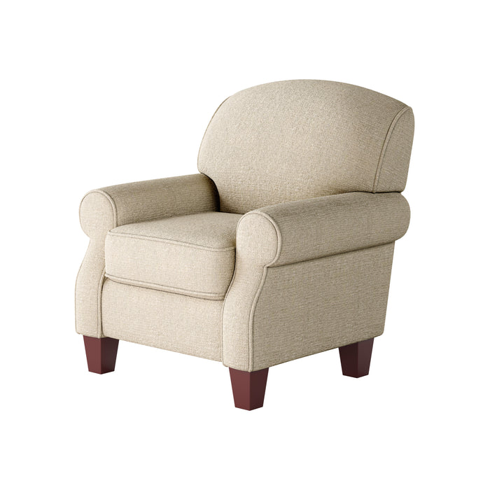 Southern Home Furnishings - Sugarshack Oatmeal Accent Chair - 532-C Sugarshack Oatmeal - GreatFurnitureDeal
