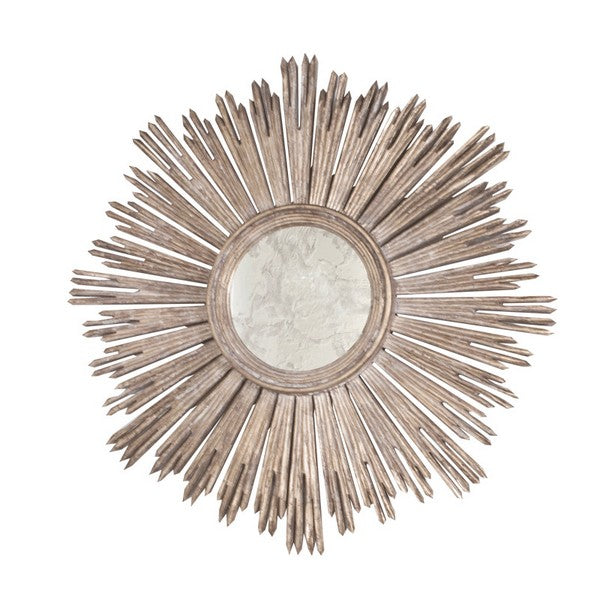 Worlds Away - Margeaux Silver Leaf Mirror - MARGEAUX S - GreatFurnitureDeal