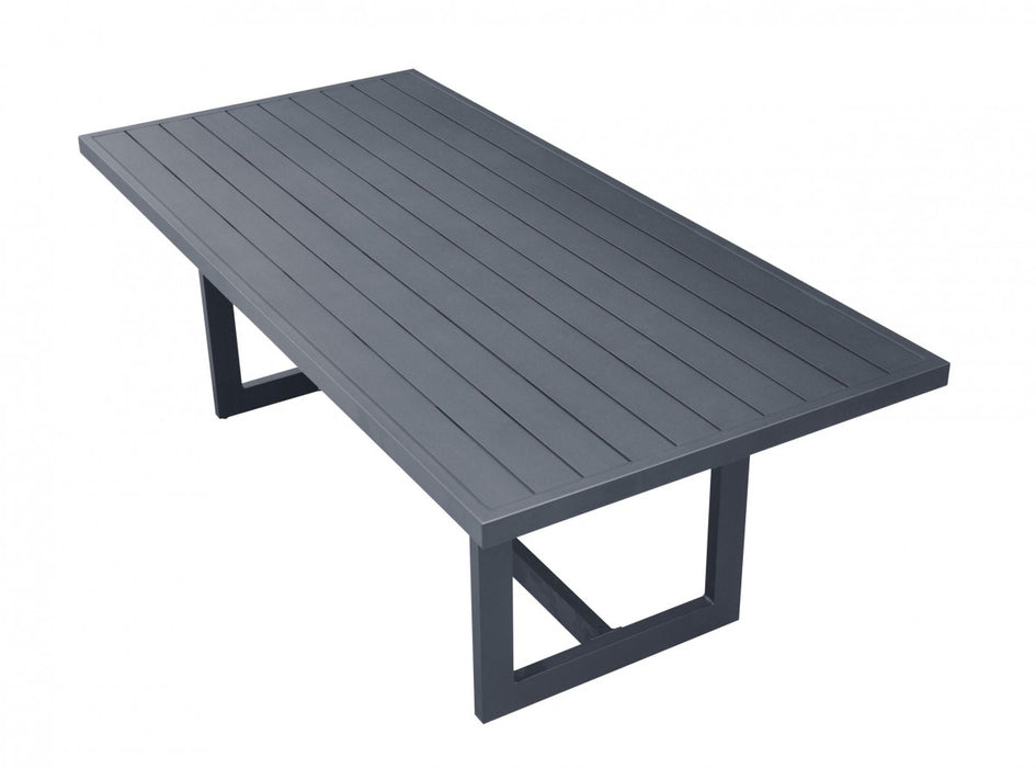 VIG Furniture - Renava Wake - Modern Dark Charcoal Outdoor Dining Table - VGGEMONTALK-CH-GRY-2 - GreatFurnitureDeal