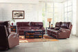 Catnapper - Wembley 3 Piece Lay Flat Reclining Living Room Set in Walnut - 4581-WAL-3SET