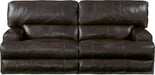 Catnapper - Wembley 2 Piece Power Reclining Sofa Set with Power Headrest & Power Lumbar in Chocolate - 764581-764589-CHOCOLATE