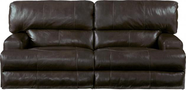 Catnapper - Wembley 2 Piece Power Reclining Sofa Set with Power Headrest & Power Lumbar in Chocolate - 764581-764589-CHOCOLATE