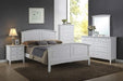 Myco Furniture - Whistler 5 Piece Full Bedroom Set in White - WH800-F-5SET - GreatFurnitureDeal