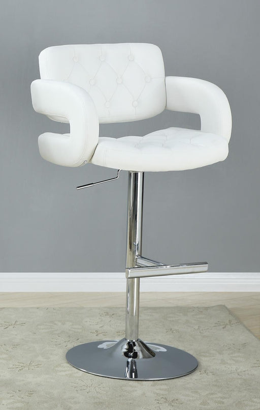 Coaster Furniture - White 29" Height Stool - 102557
