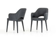Vig Furniture - Modrest Williamette Modern Grey Fabric Dining Chair (Set of 2) - VGEUMC-8980CH-A-GRY - GreatFurnitureDeal