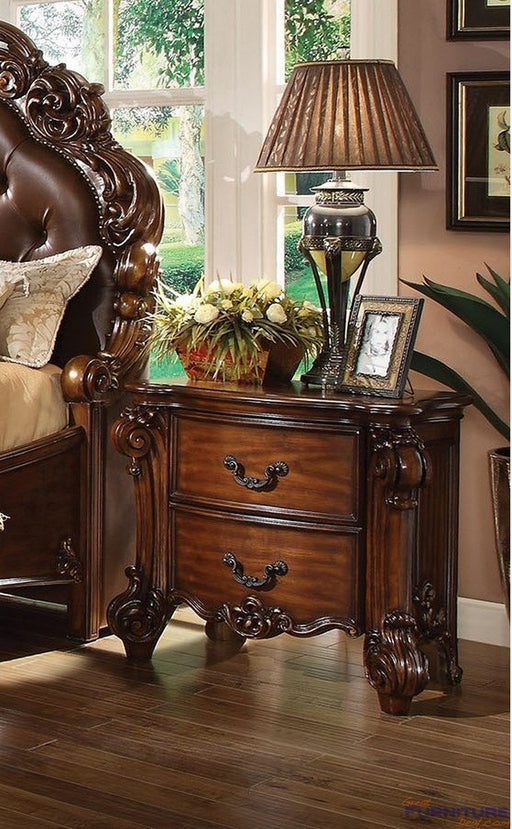 Acme Furniture - Vendome Traditional Two Drawer Nightstand in Cherry - 22003 - GreatFurnitureDeal