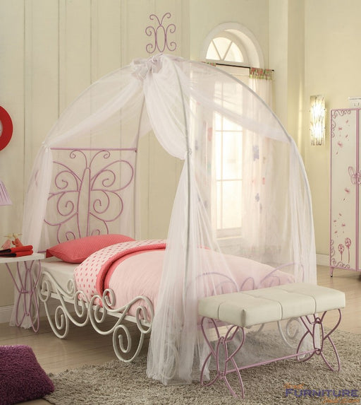 Acme Furniture - Priya Butterfly Full Canopy Bed - 30535F - GreatFurnitureDeal