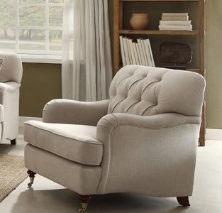 Acme Furniture - Alianza Contemporary Beige Fabric Chair - 52582 - GreatFurnitureDeal