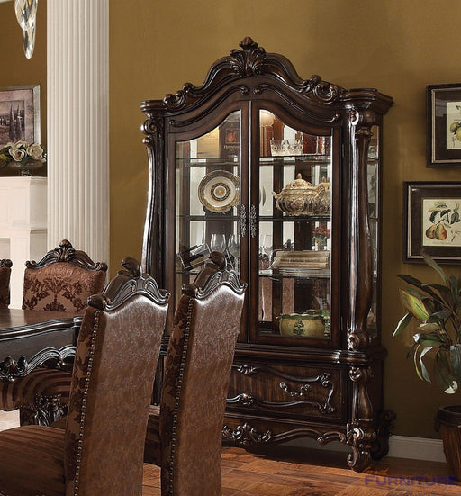 Acme Furniture - Versailles Cherry Oak Storage Curio With Drawers - 61158 - GreatFurnitureDeal