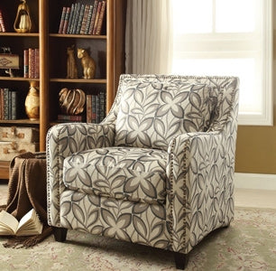 Acme Furniture - Ushury Contemporary Fabric Accent Chair - 53592 - GreatFurnitureDeal